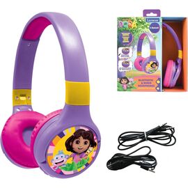 Lexibook - 2 in 1 foldable Dora Headphones (HPBT010DOR) / Toys