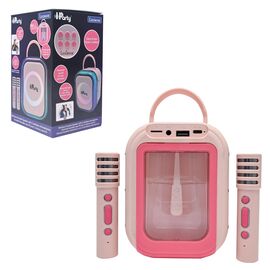 Lexibook - Pink Bluetooth karaoke with 2 wireless microphones () / Toys