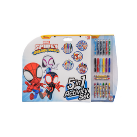 Spidey and His Amazing Friends - 5-In-1 Coloring Activities Set (SP22306) / Toys