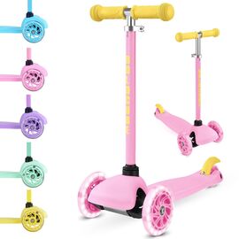 Bold Cube - Children's Scooter - Tenny 3 Wheel Scooter Pink (SKY008) / Toys