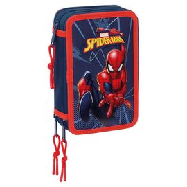 Marvel Spiderman triple pencil case 37pcs |  Techbox