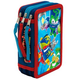 Superthings triple pencil case 39pcs |  Techbox