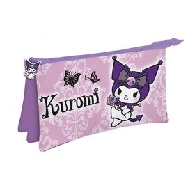 Hello Kitty Kuromi Purple triple pencil case |  Techbox