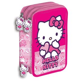 Hello Kitty triple pencil case |  Techbox