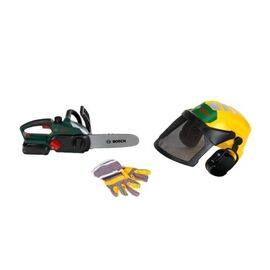 Klein - Bosch felling set w/chainsaw and helmet light & sound (KL8197) / Toys