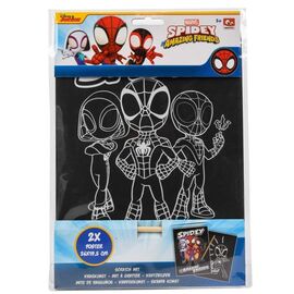 Marvel Spiderman scratching set