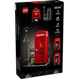 LEGO IDEAS 21347 Red London Telephone Box |  Techbox