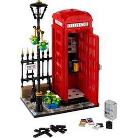 LEGO IDEAS 21347 Red London Telephone Box |  Techbox