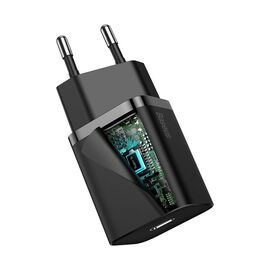 Baseus Super Si 1C fast charger USB Type C 20 W Power Delivery black (CCSUP-B01) | Techbox
