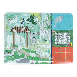 floss & Rock - Jungle Colouring Fun and Games Mat (49P6077) / Toys
