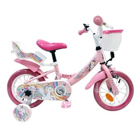 Volare - Children's Bicycle 12 - Unicorn Pink (61270) / Toys - Bicycles - Go Green - Techbox