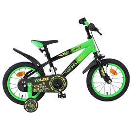 Volare - Children's Bicycle 14 - Strike Green Black (51427) / Toys - Bicycles - Go Green - Techbox