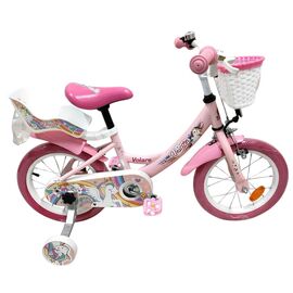 Volare - Children's Bicycle 14 - Unicorn Pink (61470) / Toys - Bicycles - Go Green - Techbox