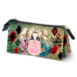 DC Comics Harley Quinn Mad Love triple pencil case - Various - Various - Techbox