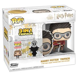 Harry Potter Funko Tripack POP + Mystery Mini + Keychain - Funko POP - Collectibles - Techbox
