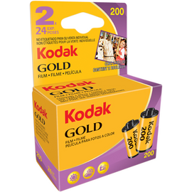 Kodak - 135 Gold 200 Carded 24x2 - Film / Electronics