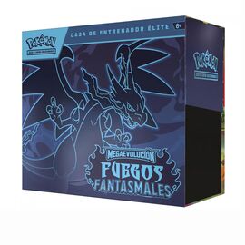 American Pokemon Phantasmal Flames Elite Trainer case trading card game Latin
