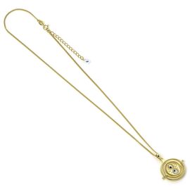 Harry Potter Time Turner  sterling silver gold plated necklace