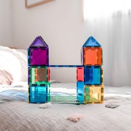 Connetix - Base Plate - Rainbow Blue & Green (CT-R-BG002-BP) / Toys