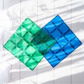 Connetix - Base Plate - Rainbow Blue & Green (CT-R-BG002-BP) / Toys
