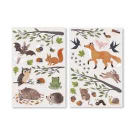 Filibabba - Forest Friends Wallstickers - Flerfarvet - 12-48 M (FI-03822) / Toys