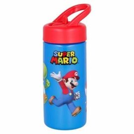 Stor - Sipper Water Bottle (410ml) - Super Mario (088808718-21401) / Toys