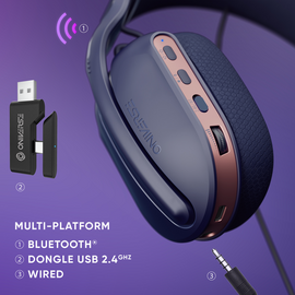 Oniverse - Wireless Gaming Headset Polaris - Sideral Blue / Electronics