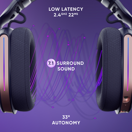 Oniverse - Wireless Gaming Headset Polaris - Sideral Blue / Electronics