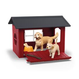 Schleich - Dog kennel with 2 golden retrievers - (42722) / Toys