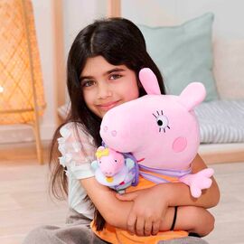 Peppa Pig Mummy Pig with Evie plush toy 33cm