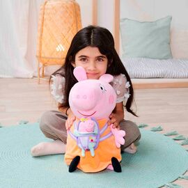 Peppa Pig Mummy Pig with Evie plush toy 33cm