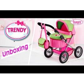 Bayer - Dolls Pram Trendy - Pink (13067AA) / Toys