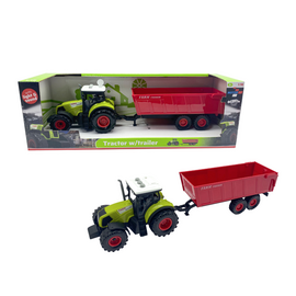 Impulse Toys - Tractor with trailer, light and sound 1:16 / Toys