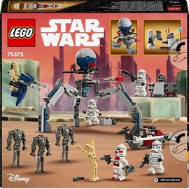 LEGO Star Wars - Clone Trooper™ & Battle Droid™ Battle Pa (75372) / Toys
