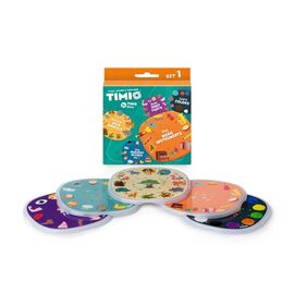 Timio - Disc Set 1 - Wild Animals, Nursery Rhymes, Colours, Musical and Body Parts - (TM-TMD-01E) / Toys