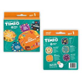 Timio - Disc Set 1 - Wild Animals, Nursery Rhymes, Colours, Musical and Body Parts - (TM-TMD-01E) / Toys