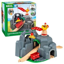 BRIO - Crane and Mountain Tunnel (33889) / Toys
