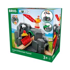 BRIO - Crane and Mountain Tunnel (33889) / Toys