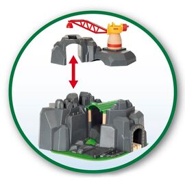 BRIO - Crane and Mountain Tunnel (33889) / Toys