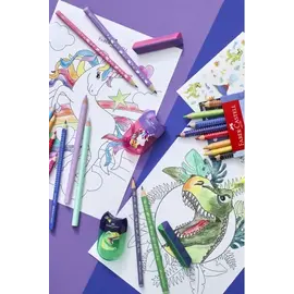 Faber-Castell - Pencil Set Dinosaur Jumbo GP + Accessories (111529) / Toys