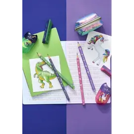 Faber-Castell - Pencil Set Dinosaur Jumbo GP + Accessories (111529) / Toys