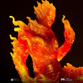 Fantastic Four Art Scale Statue 1/10 Human Torch 30 cm |  Techbox