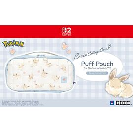 HORI - Puff Pouch for Switch 2 (Eevee Cottage Core) - Blue - Mid-size / Nintendo Switch 2 | Techbox