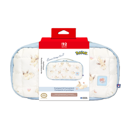 HORI - Puff Pouch for Switch 2 (Eevee Cottage Core) - Blue - Mid-size / Nintendo Switch 2 | Techbox