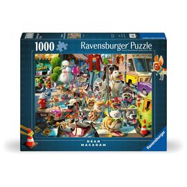 Ravensburger - Puzzle The Dog Walker 1000p (12000876) / Toys