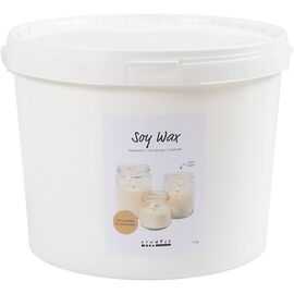 Soy wax, For candles in containers, 5 kg/ 1 pack (73429) / Toys