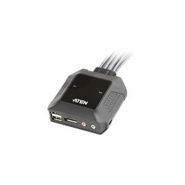 ATEN 2-Port USB DisPlayPort Cable KVM Switch | Techbox