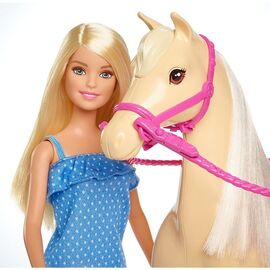 Barbie - Horse and Rider (FXH13) / Toys