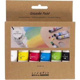 Gouache Paint - standard colours - 6x20 ml (35600) / Toys