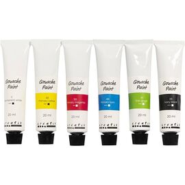 Gouache Paint - standard colours - 6x20 ml (35600) / Toys